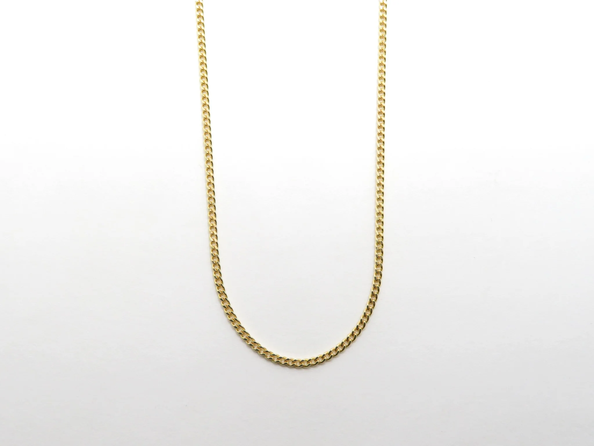 10k Yellow Gold Curb Chain - Image 3