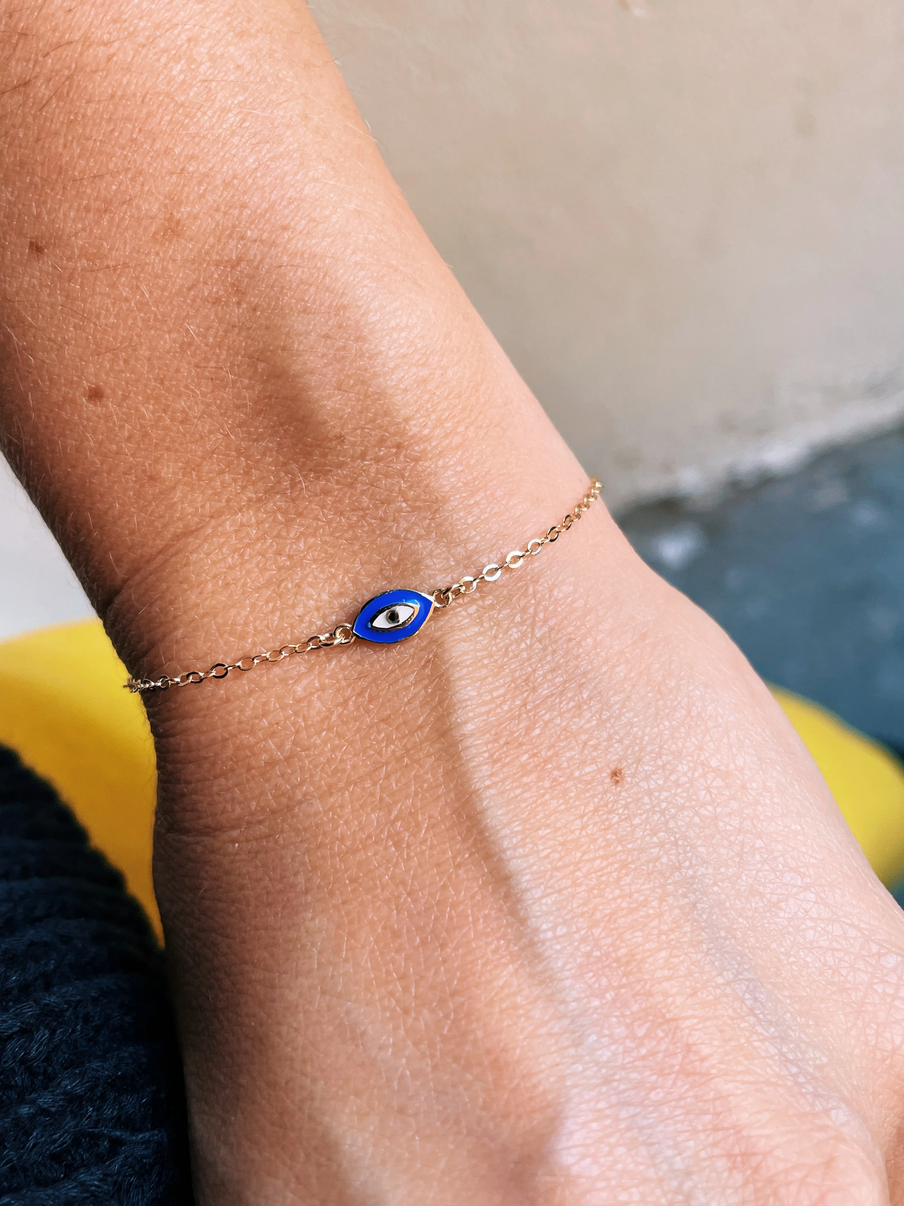 10k Yellow Gold Mati Bracelet - Image 2