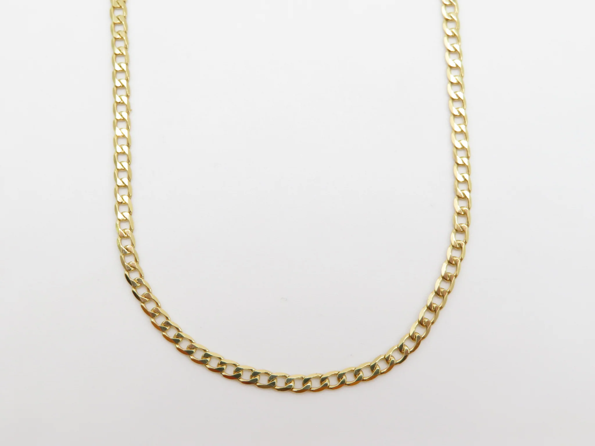 10k Yellow Gold Open Link Necklace - Image 4