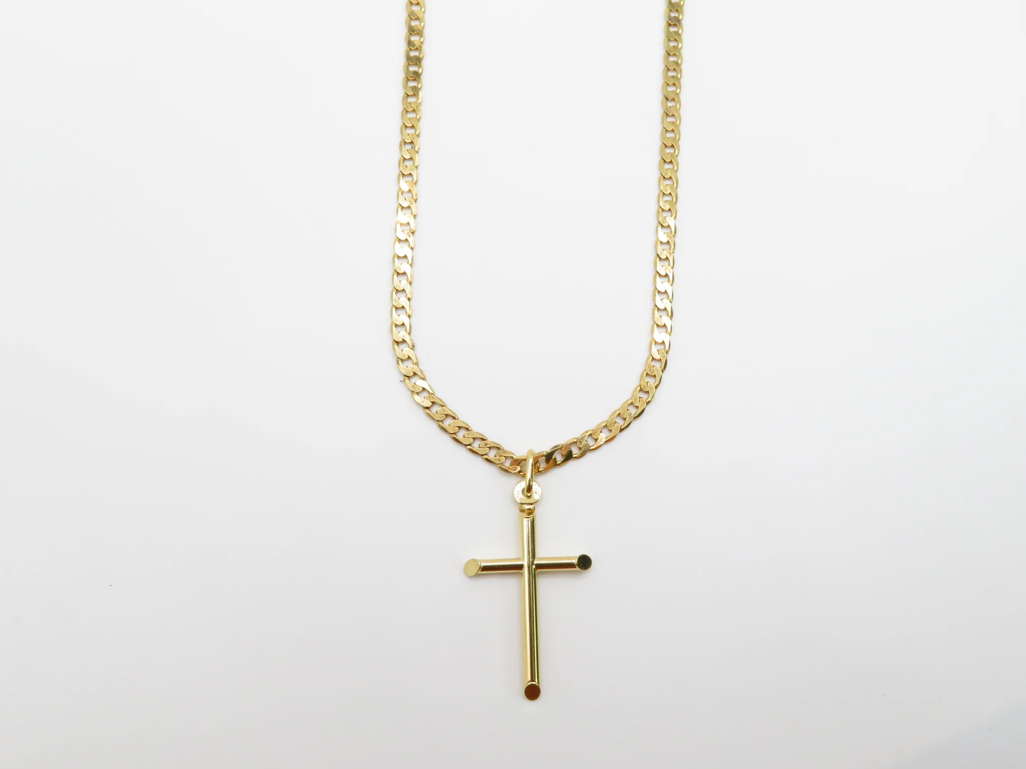 10k Yellow Gold Open Link Necklace - Image 8