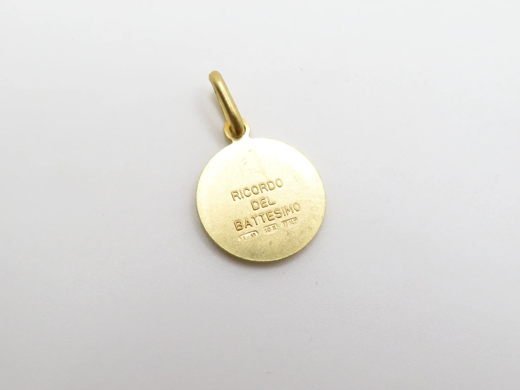 10k Yellow Gold Sacrament Pendant - Image 4