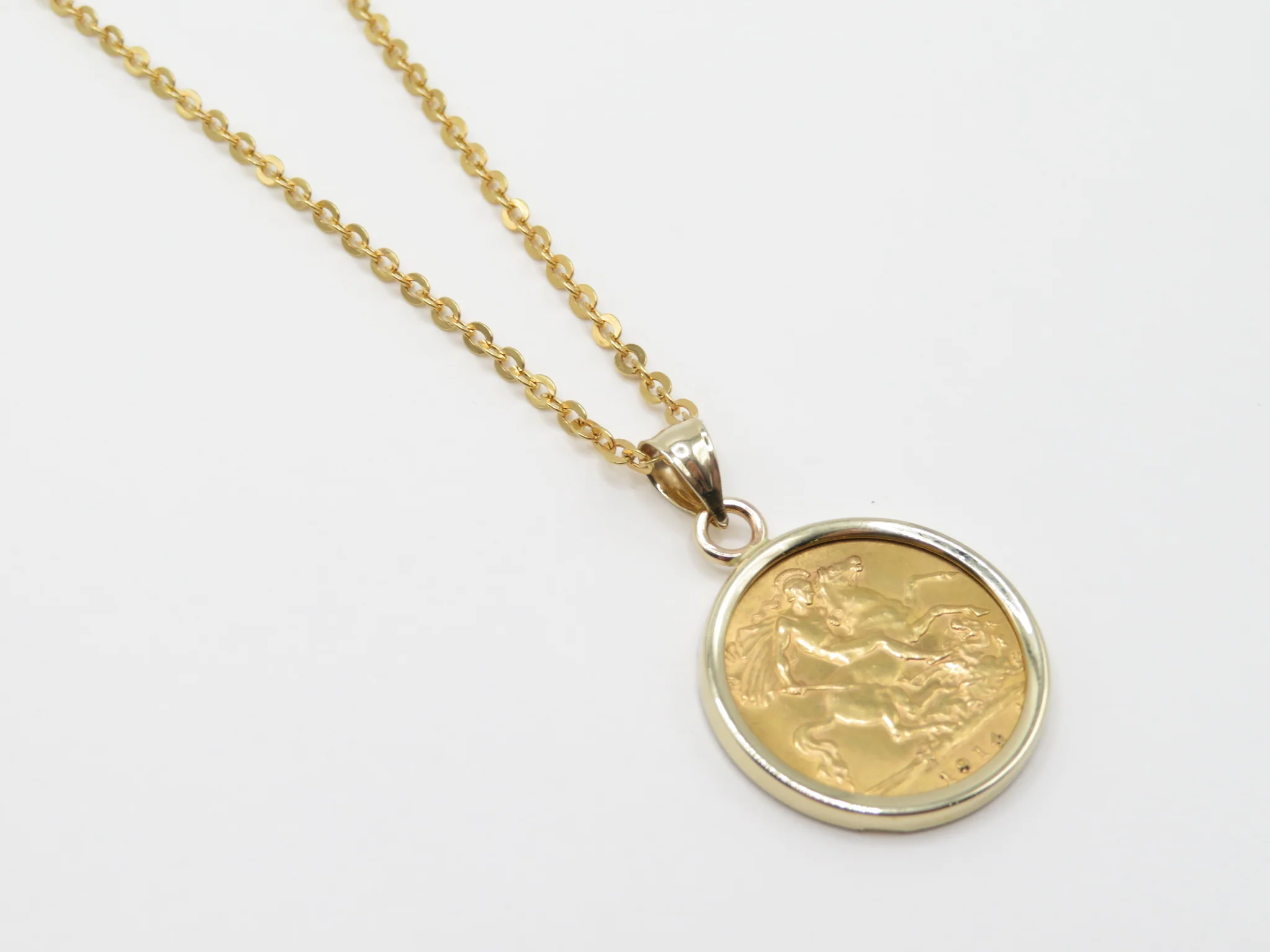 10k Yellow Gold Cable Chain - Image 3