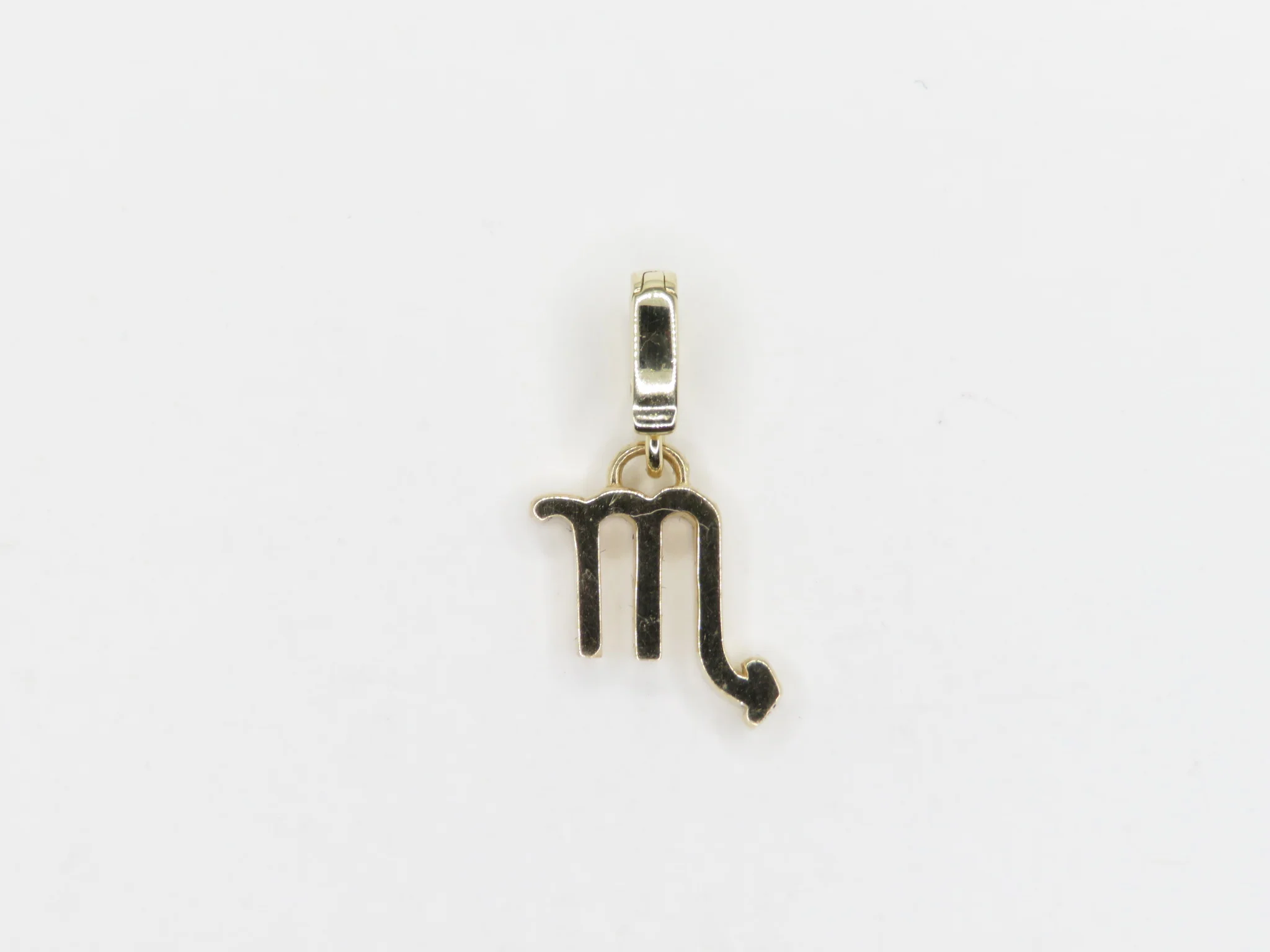 10k Yellow Gold Zodiac Symbol Latch Charm - Image 14