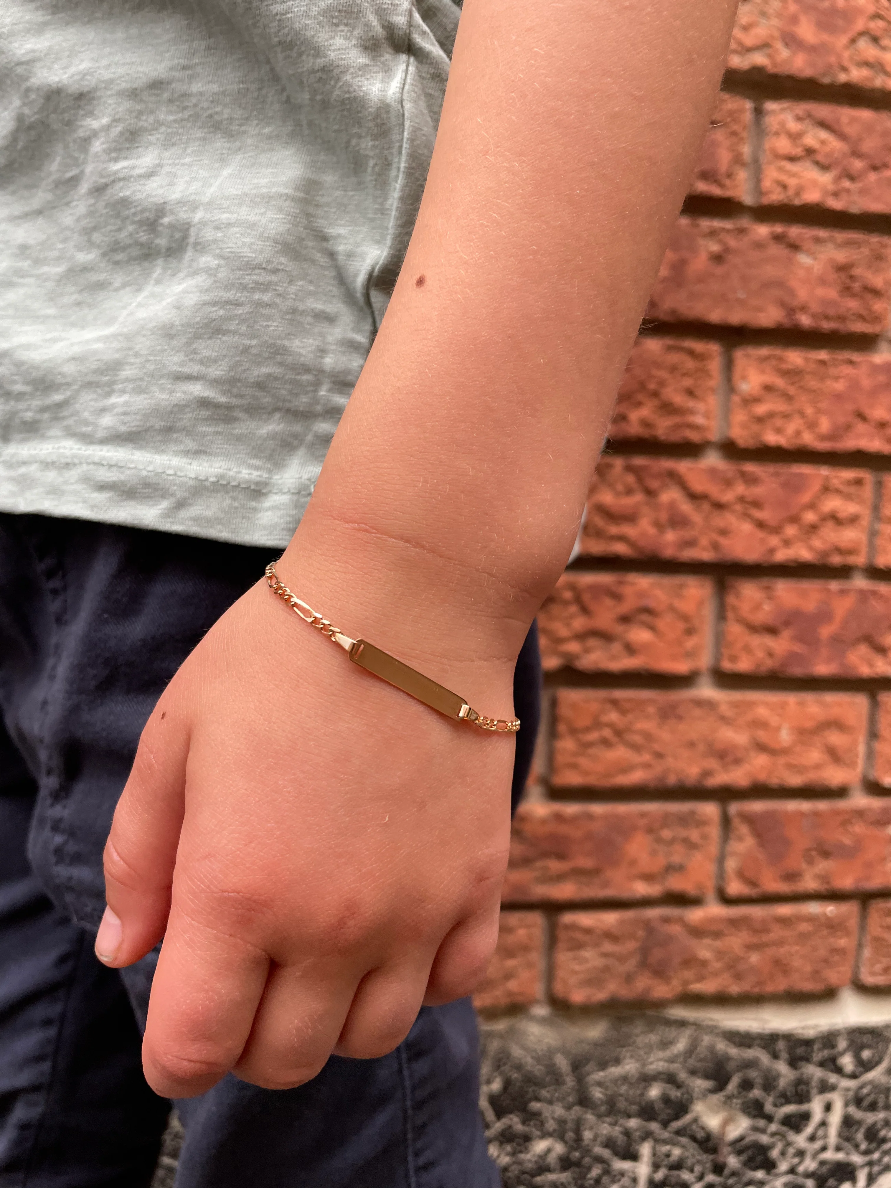 19.25k Figaro ID Bracelet - Image 2
