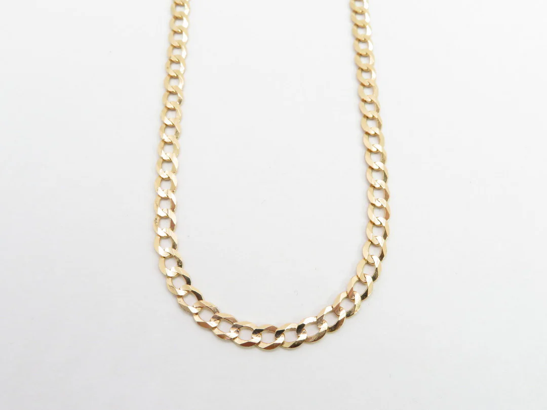 19.25k Yellow Gold Cuban Necklace