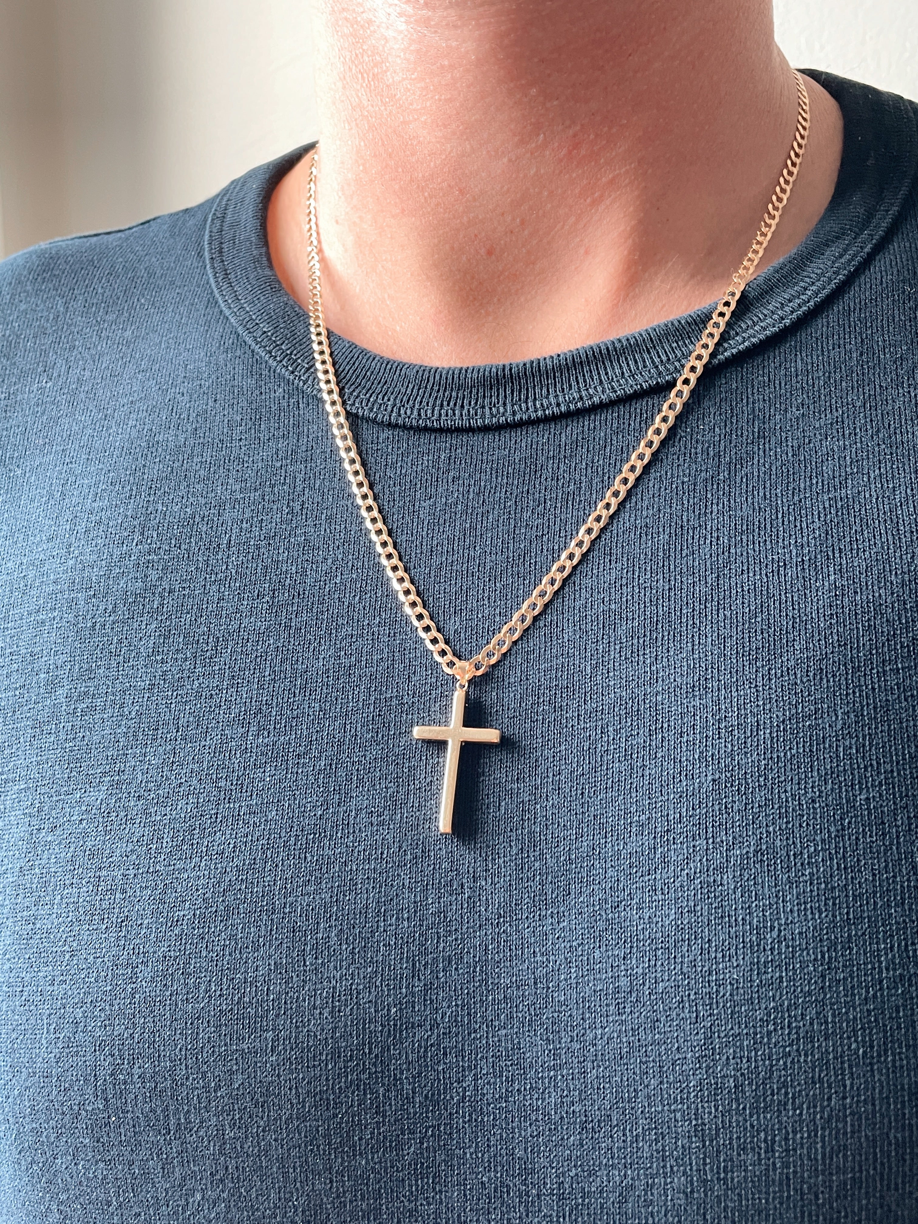 19.25k Yellow Gold Cuban Necklace - Image 6