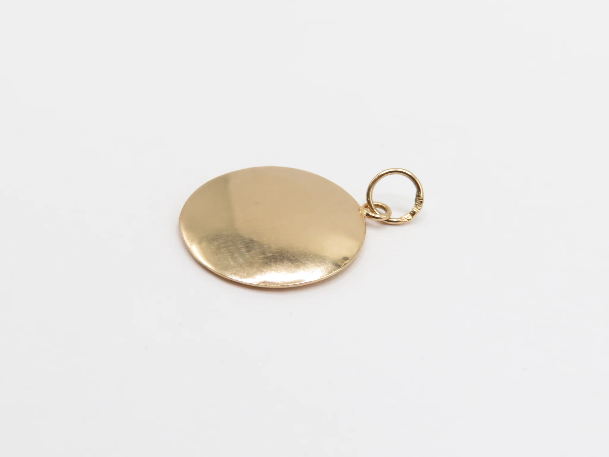 19.25k Yellow Gold Guardian Angel Medallion - Image 3