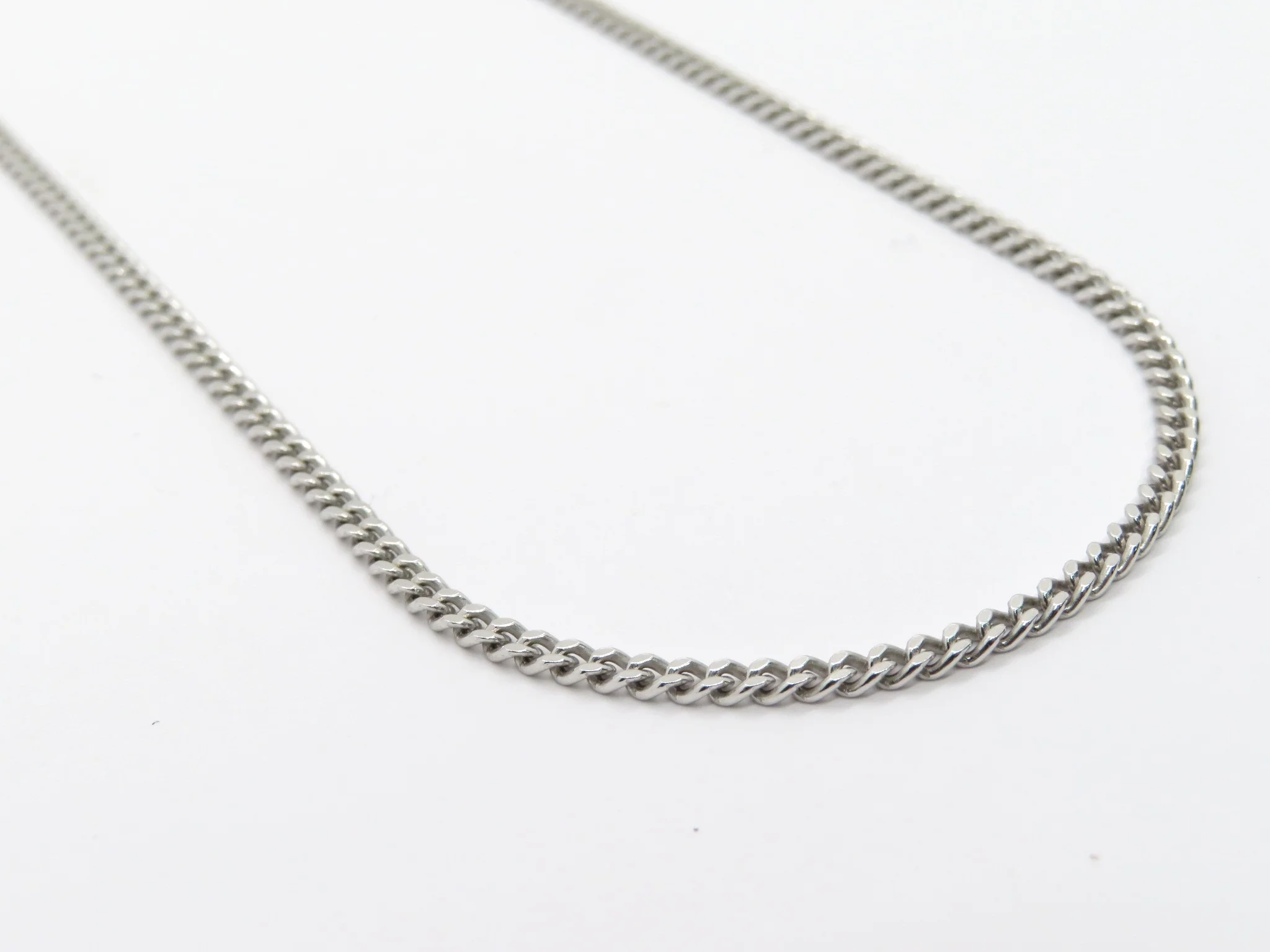Sterling Silver Curb Necklace - Image 3