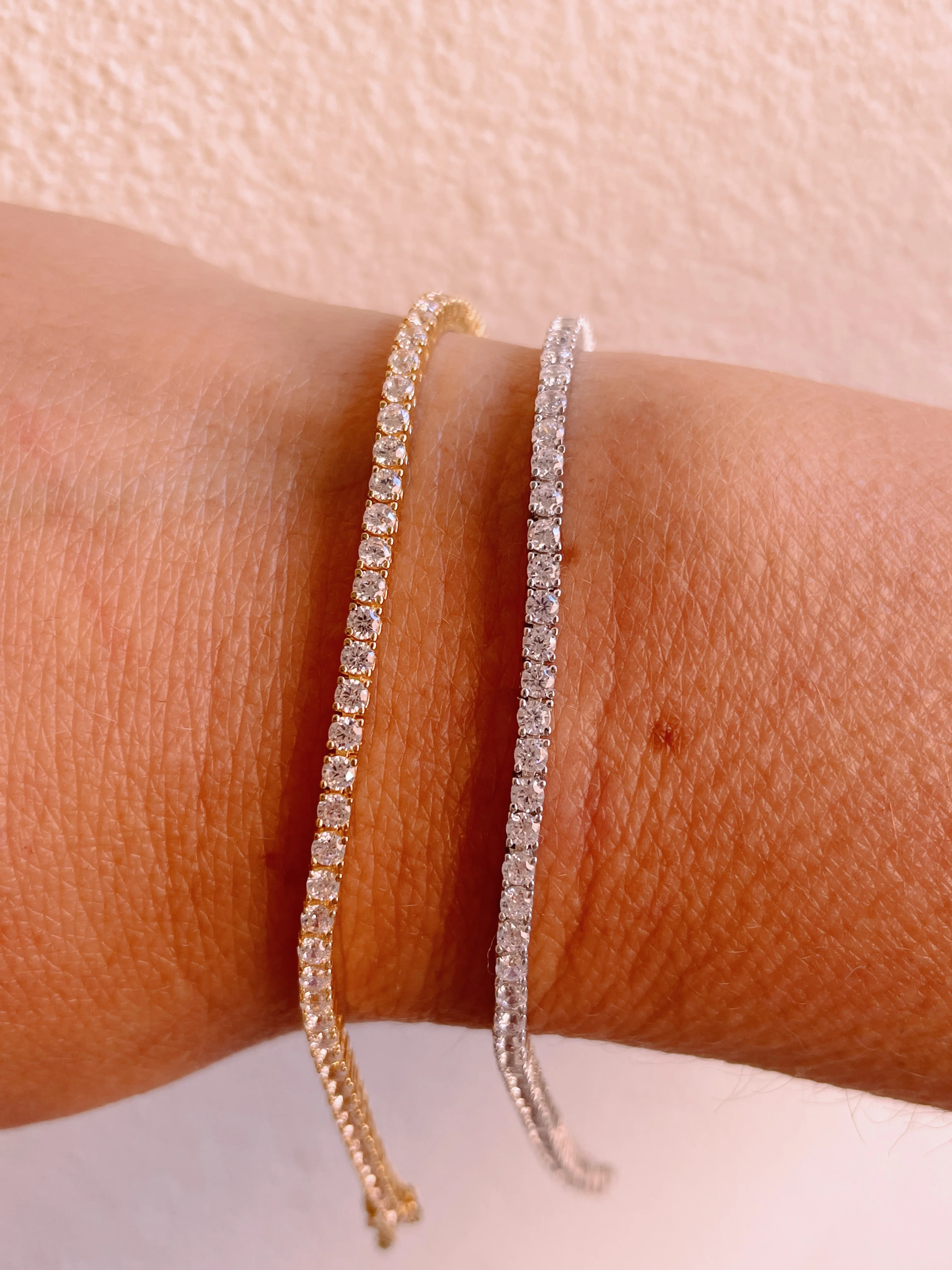 Sterling Silver Tennis Bracelet - Image 4