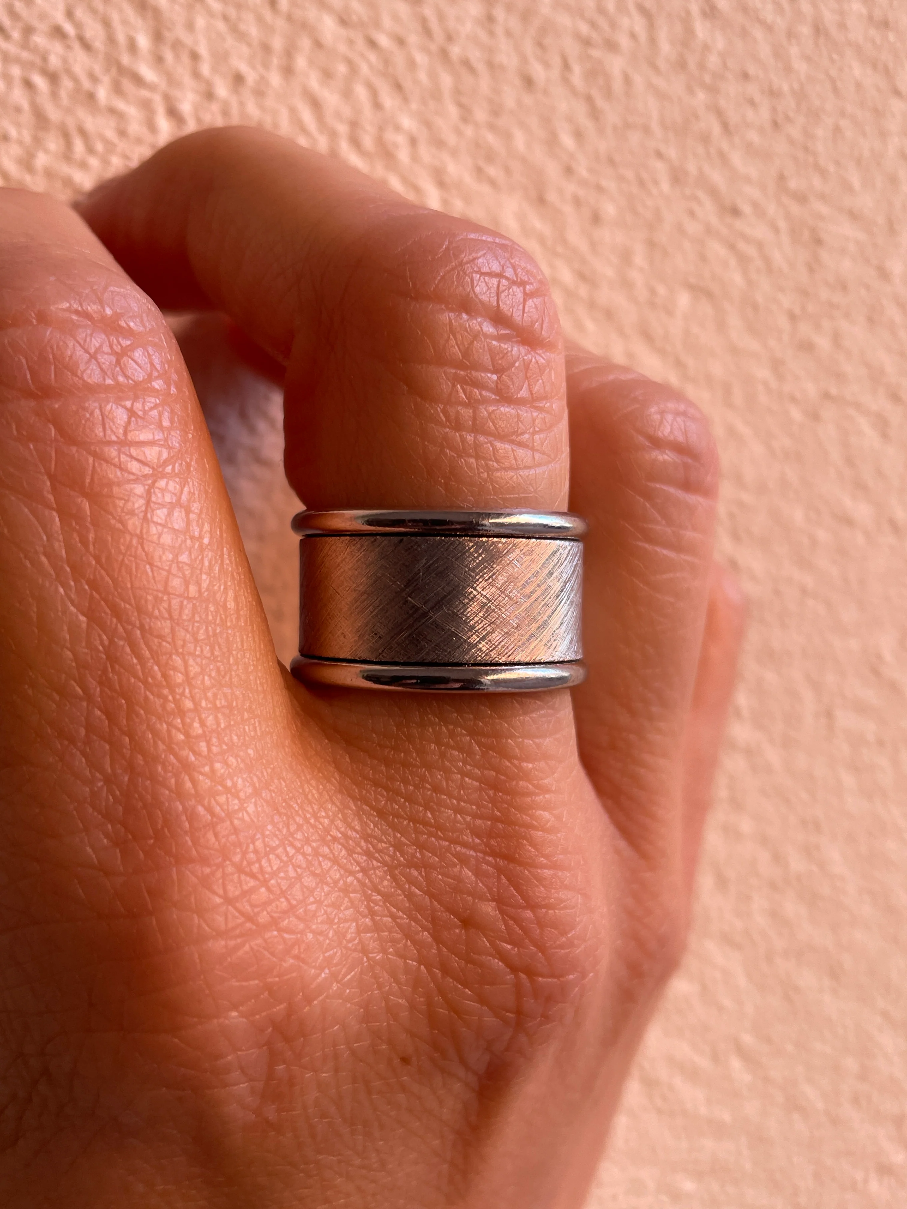 Sterling Silver Textured Band - Image 4