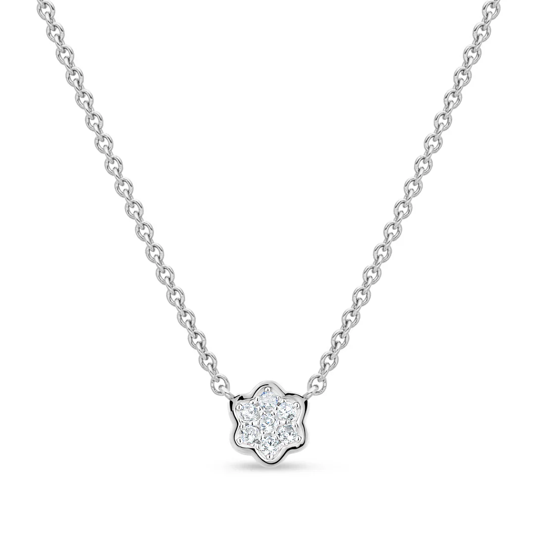Sterling Silver Flower Necklace - Image 3